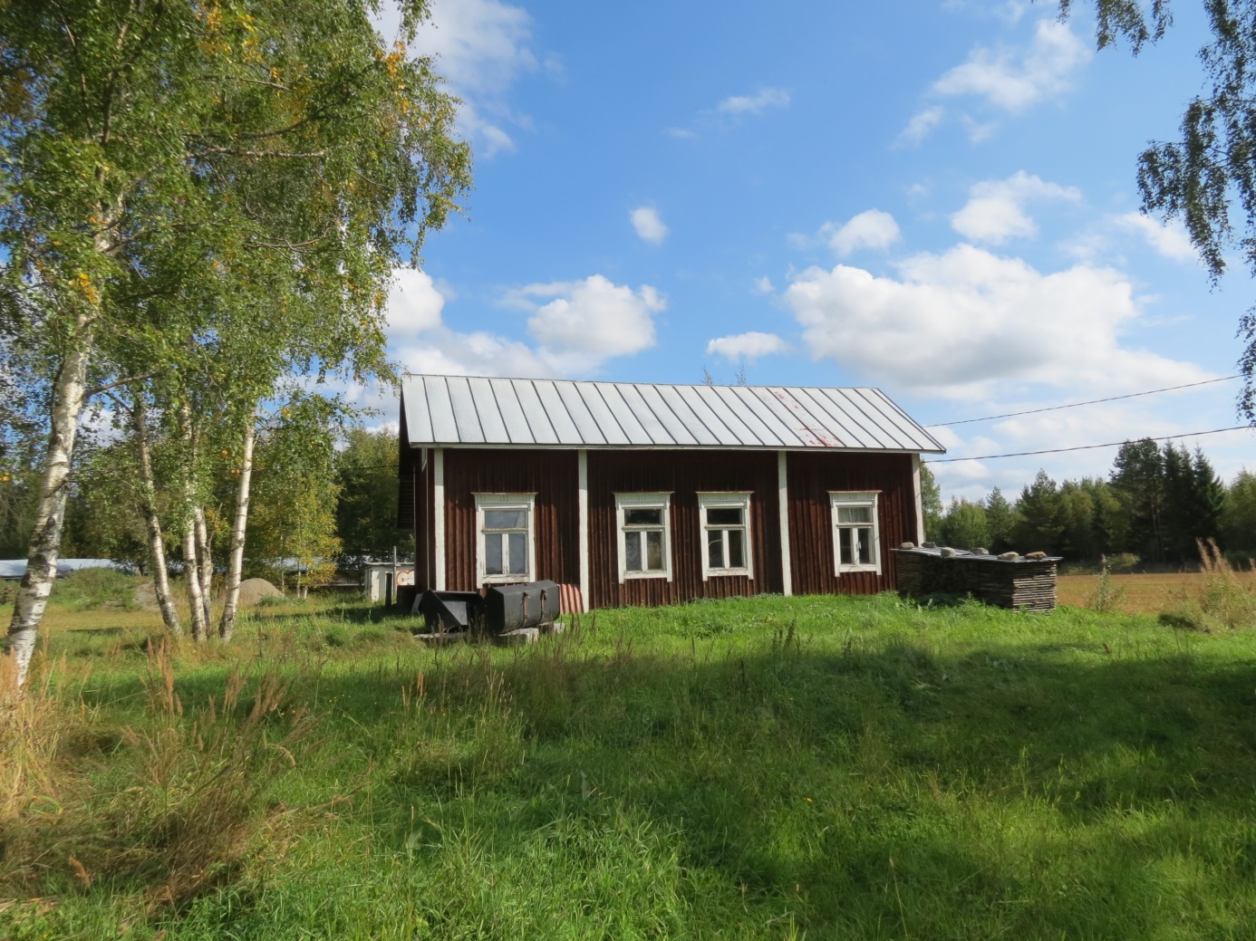 Så här såg Jossas Kaalas gård ut år 2013, fotograferad från söder.