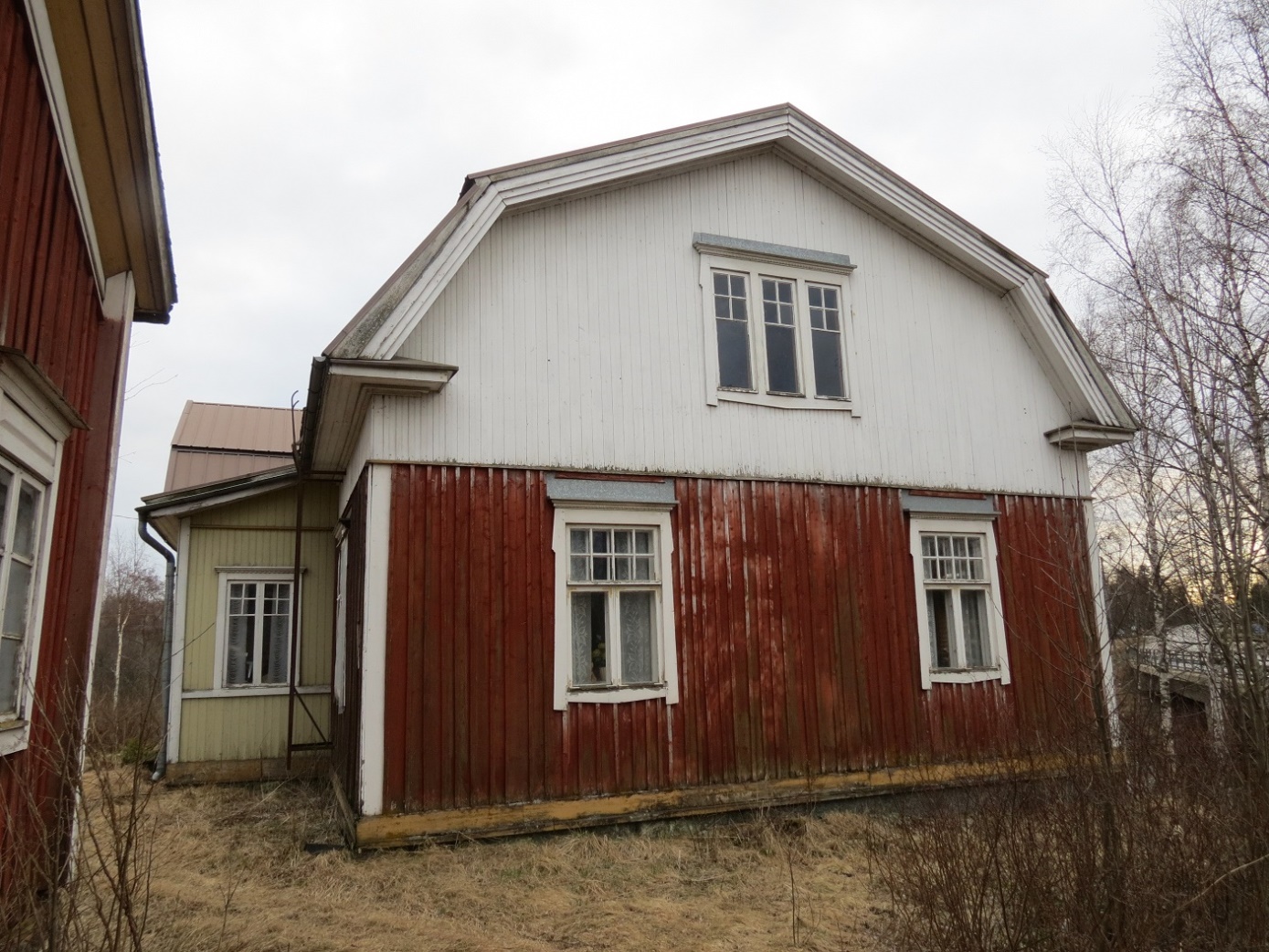 Westerbacks gård fotograferad från nordost år 2014. Nya Storbron syns i högra kanten.