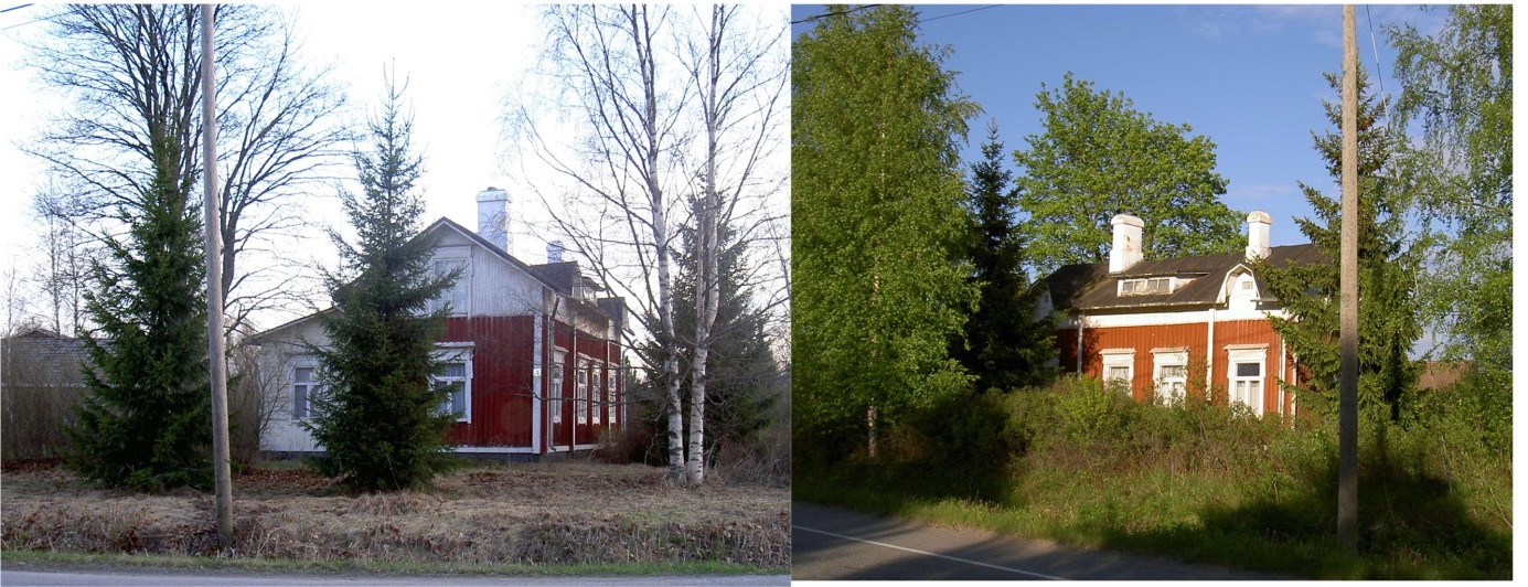 Det var i den här gården på Korsbäckvägen som Adele och Selim bodde i på 40-talet.