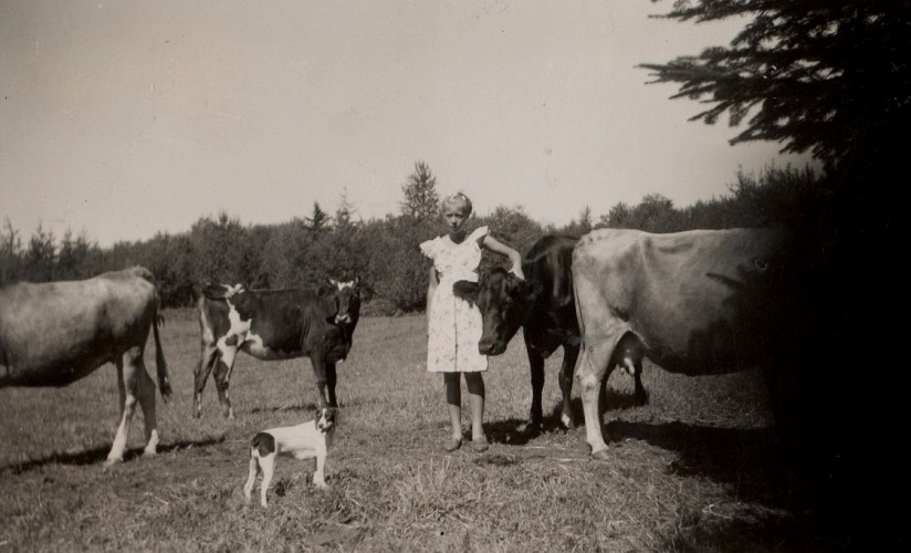 På fotot Julia Noréns dotter Anita Helsing. Anita gifte sig år 1954 med Mike Balogh.