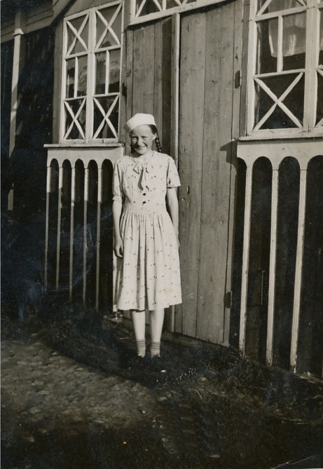 På bilden Emil och Huldas dotter Gerda Klåvus (1925-1945). 