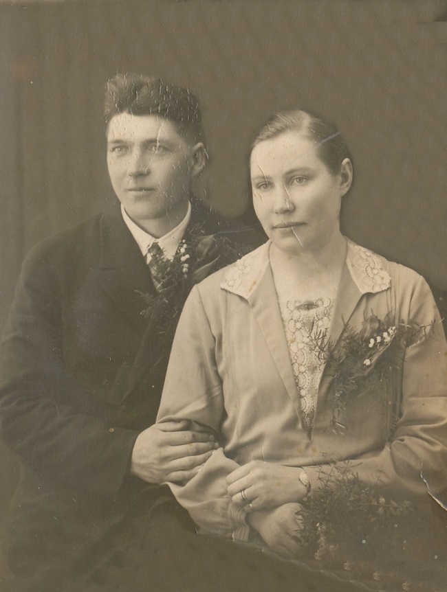 Selim och Agnes Blomkvist år 1929.