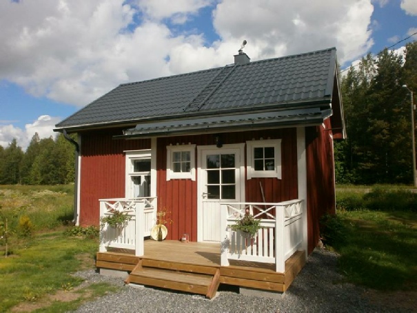 Här några bilder som visar hur vackert Lillsjö-Emils hus blev efter renoveringen. 