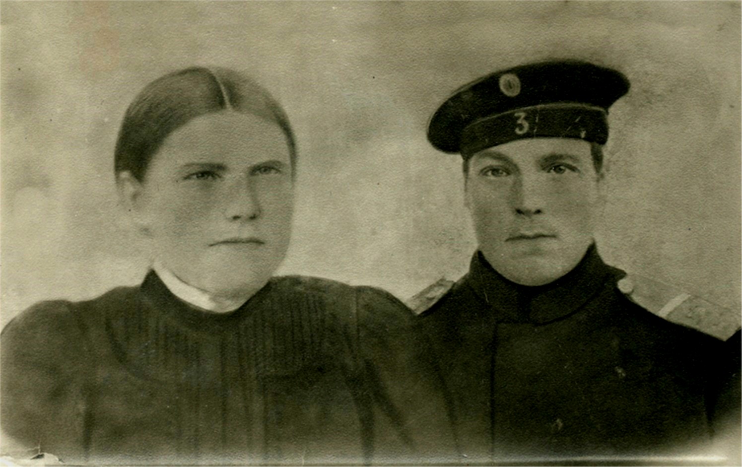 På fotot Adelina och Karl Löfgren.