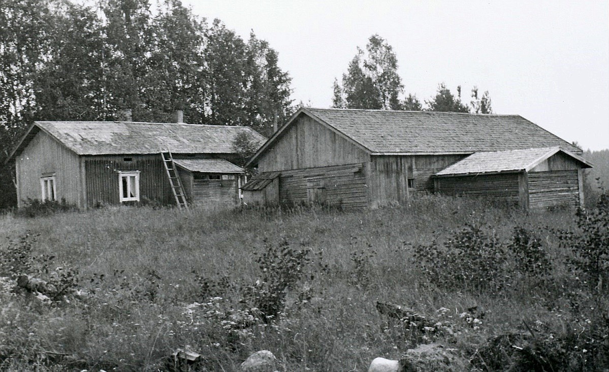 Fotot taget från väster i slutet på 1960-talet. Fotografen var Artur Rosengren då han företog en mopedfärd från Träskvik till Dagsmark.