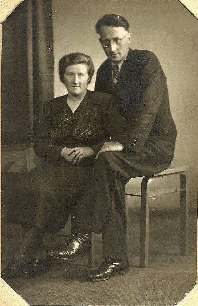 Här Arvid och Alice som nygifta år 1946. Foto: Aavamo.
