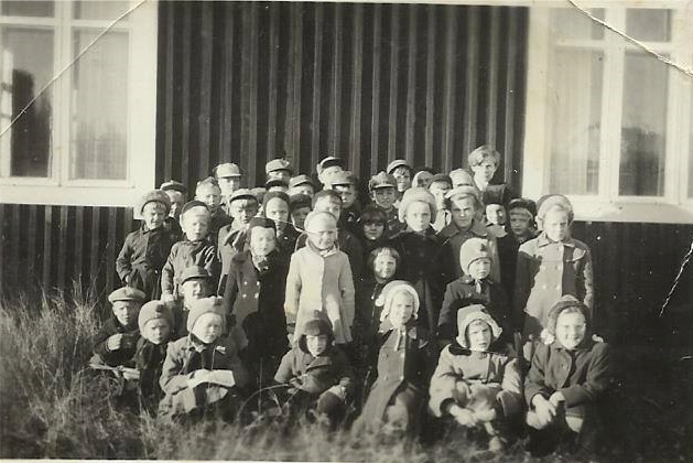Så här många barn var det i söndagsskolan i slutet på 50-talet.
