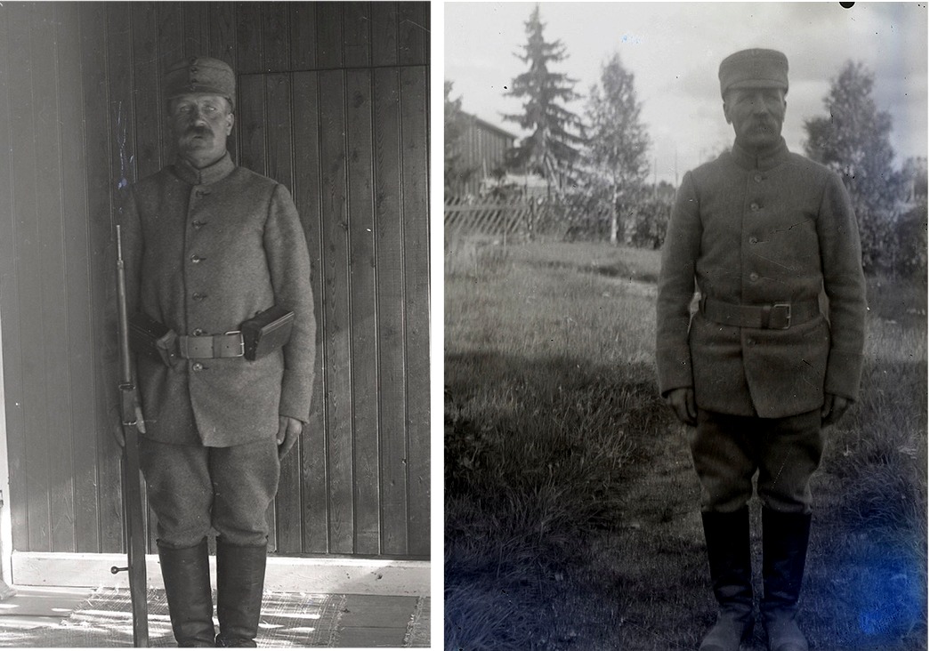 År 1917 var Viktor Nylund med och bildade en skyddskårsavdelning i Dagsmark. Han var också med och intog Kristinestad i början på 1918, då de ryska trupperna fördrevs. Viktor var dock inte bland de stridande med vapen, utan han var med i ambulansen.