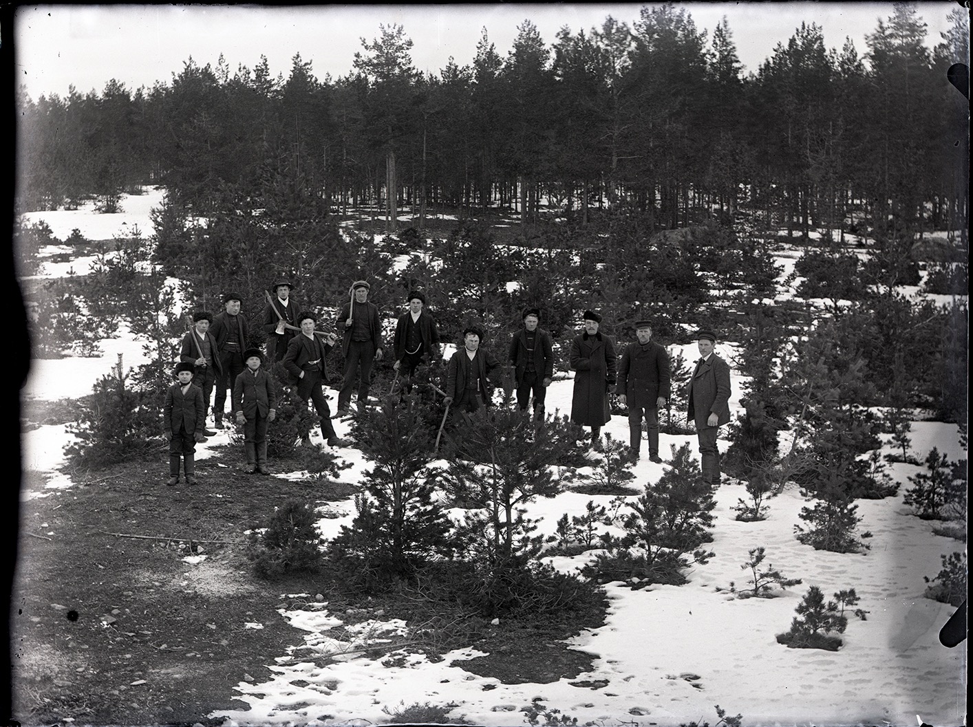 Här alla kursdeltagarna uppe på Byåsen.