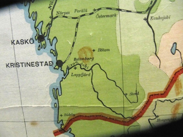 På sträckan från Dagsmark till havet kallas ån för Lappfjärds å medan den från Dagsmark upp till källorna på Lauhavuori kallas för Isojoki. På en karta över Finlands järnvägar från år 1921 ser vi dock att ån kallas för Uronjoki.