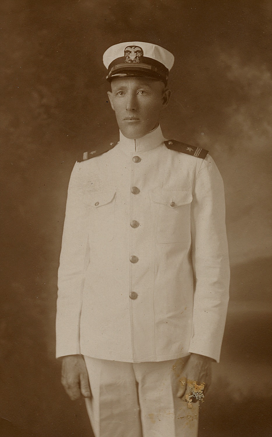 Kapten Nelson i USA Navy 1914-1918.
