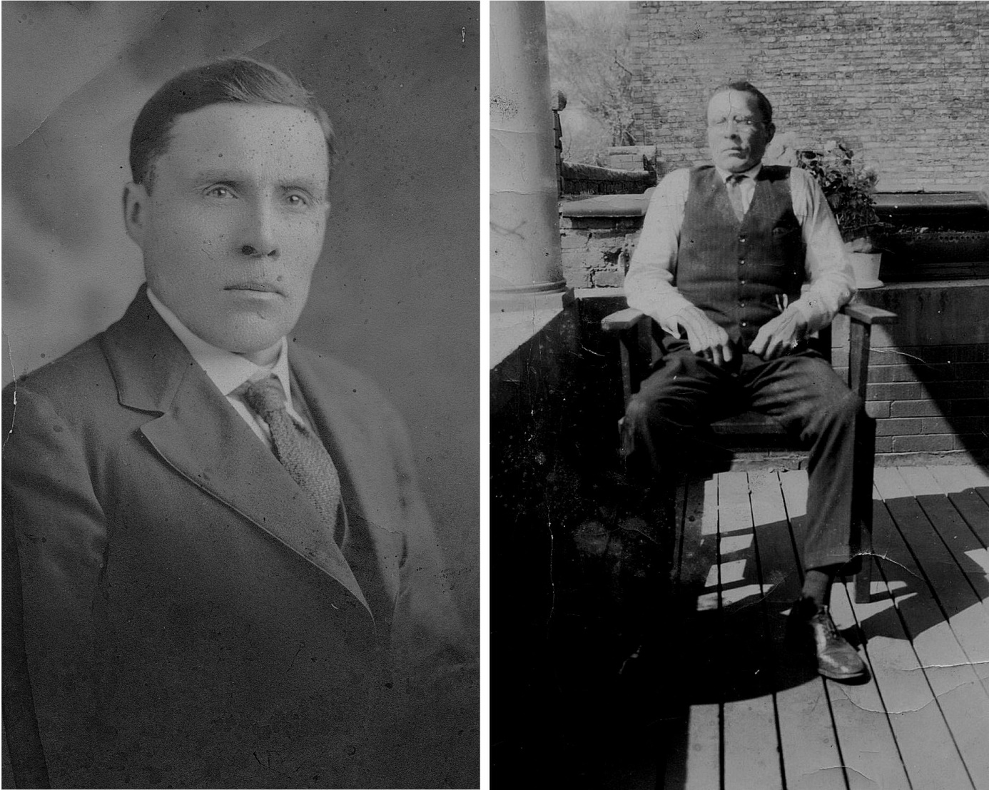 Erik Anders Broberg vistades i Amerika under åren 1905-1912 och sedan for han på nytt 1917. Han återvände till Dagsmark och han var gift 4 gånger.