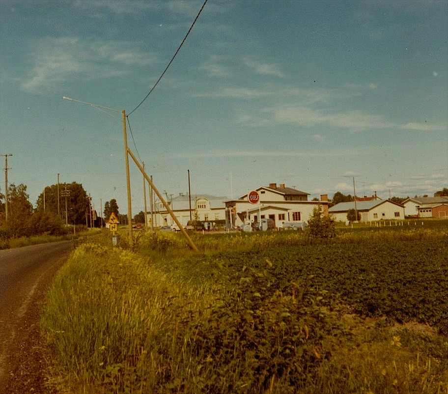 Dagsmark centrum år 1970, foto från väster.