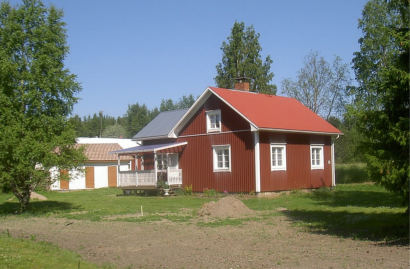 Den nuvarande ägaren till Elin Rosenbacks hus har byggt ut och renoverat den, så att den år 2005 såg ut så här.