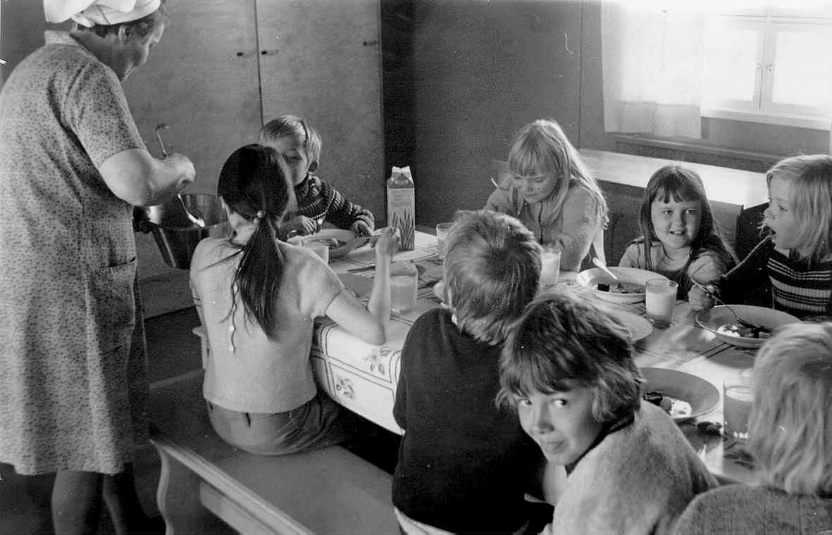 Margit Rosengård arbetade under flera år som köksa på folkskolan i Dagsmark.