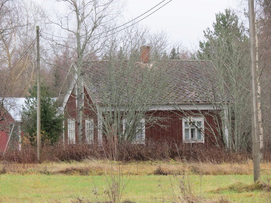 Nyholm hus fotograferat från Dagsmarkhållet.