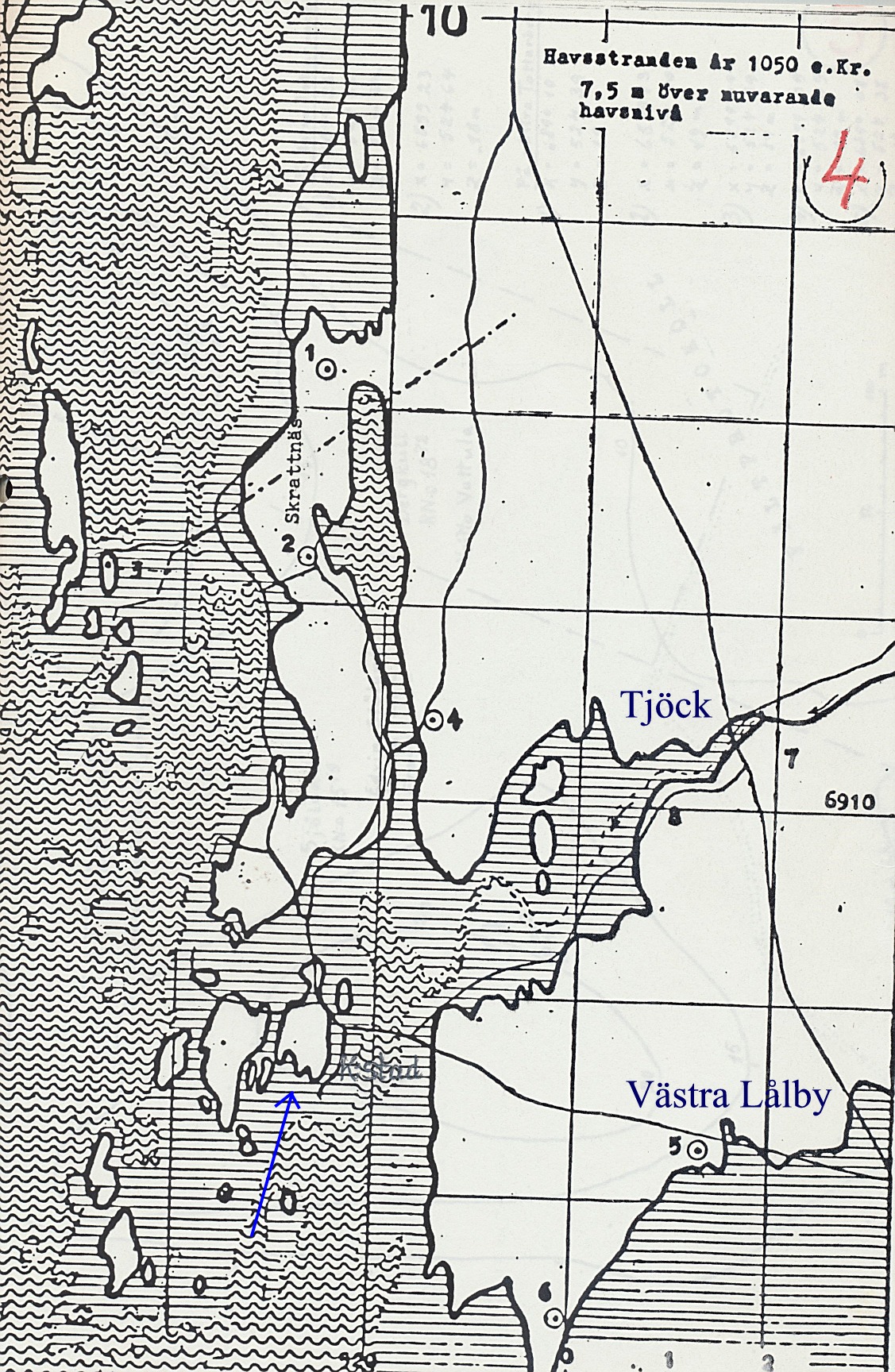 För 1000 år sedan var Koppön en fiskarby och stora delar av Tjöck och Lappfjärd låg fortfarande under vatten.