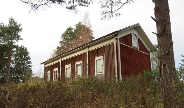 Huset fotograferat från söder år 2013.