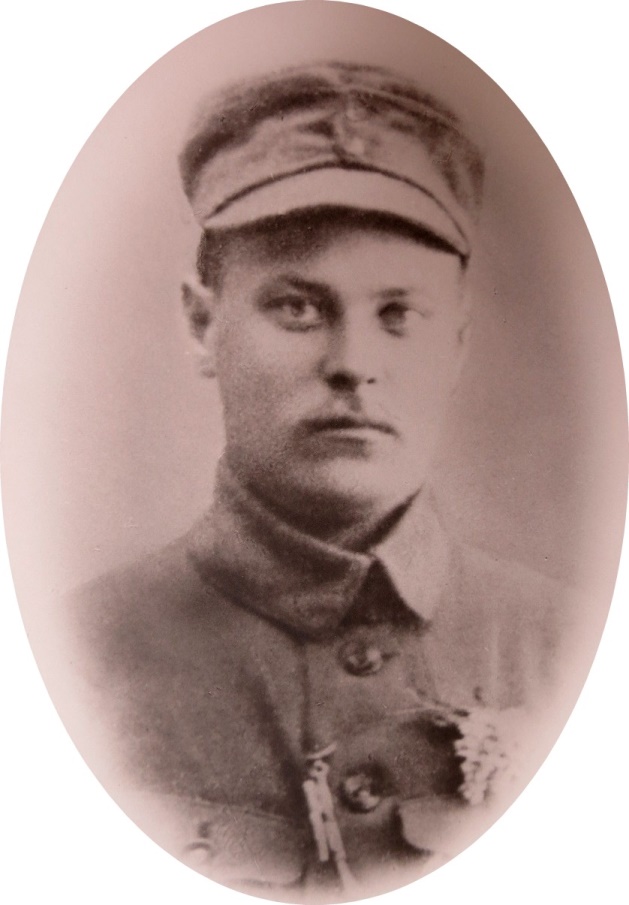 På fotot Emil Klåvus, en av soldaterna i det omtalade Melins kompani.
