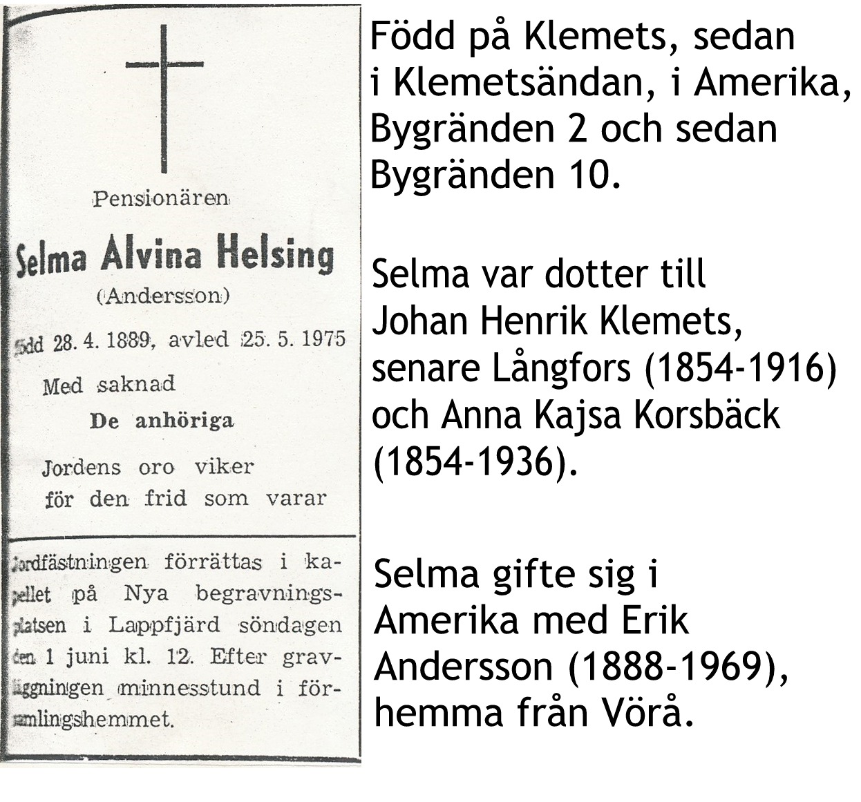 Andersson Selma Helsing