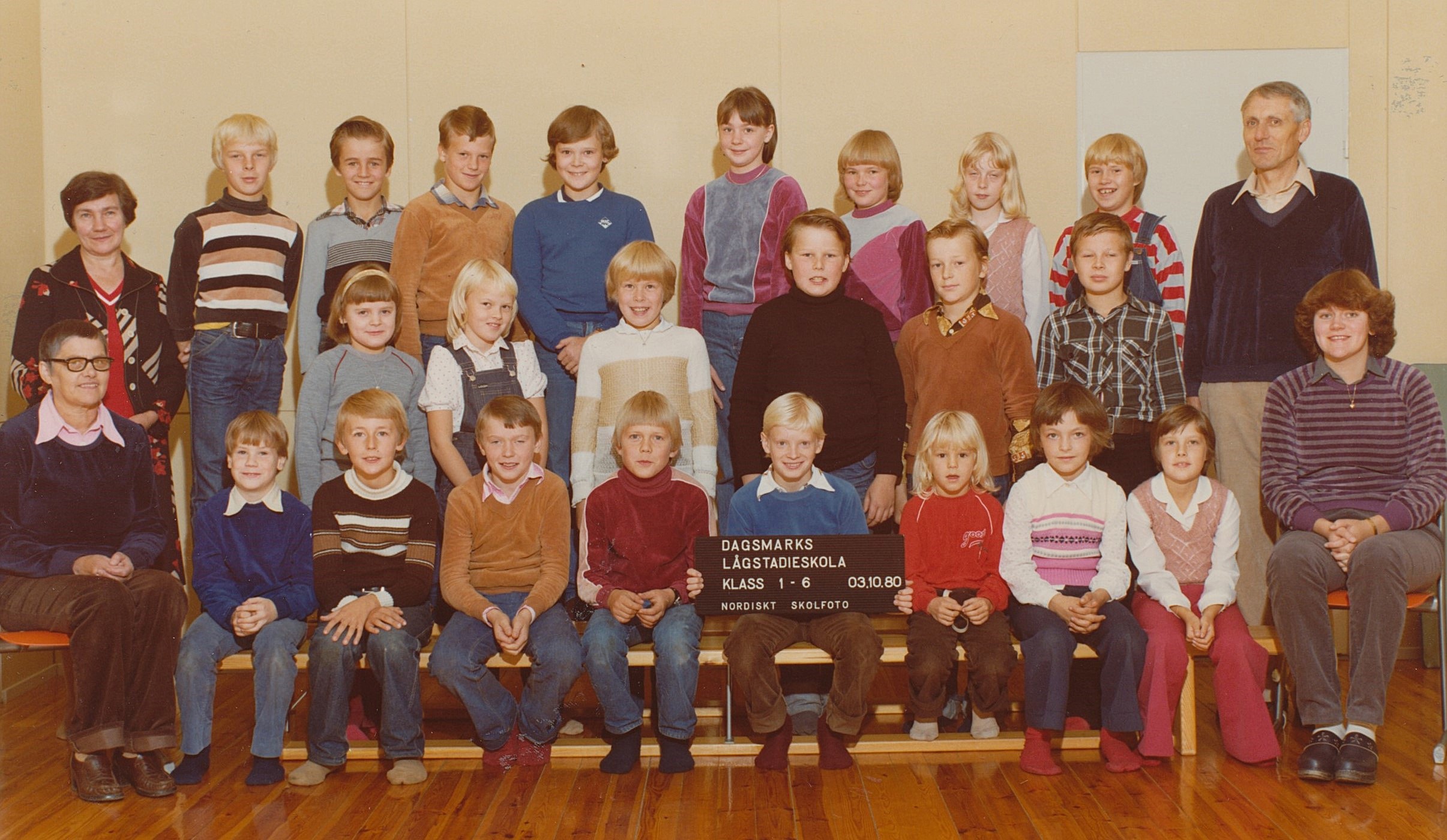 År 1980, hela skolan.