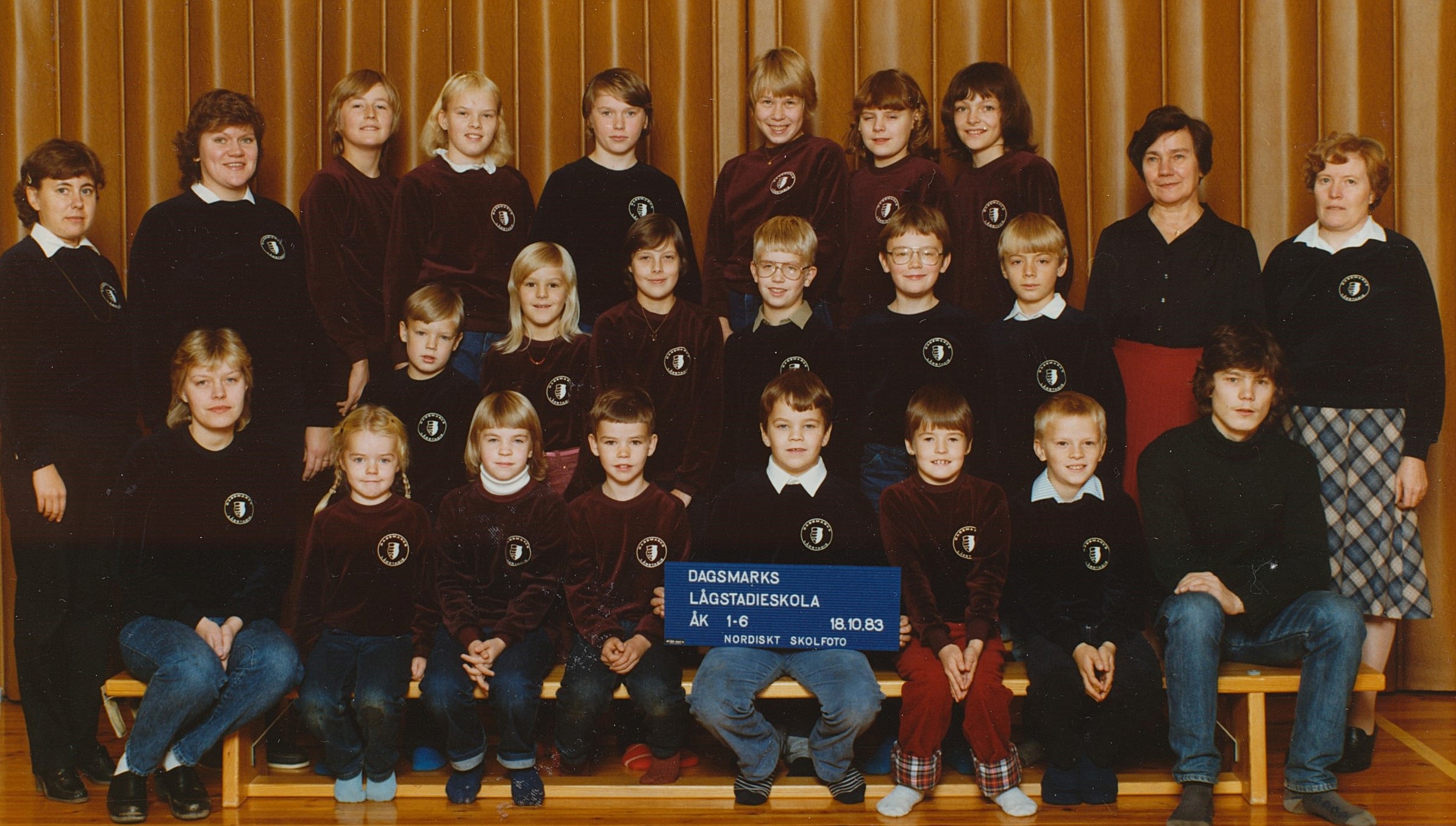 År 1983, Dagsmark skola.