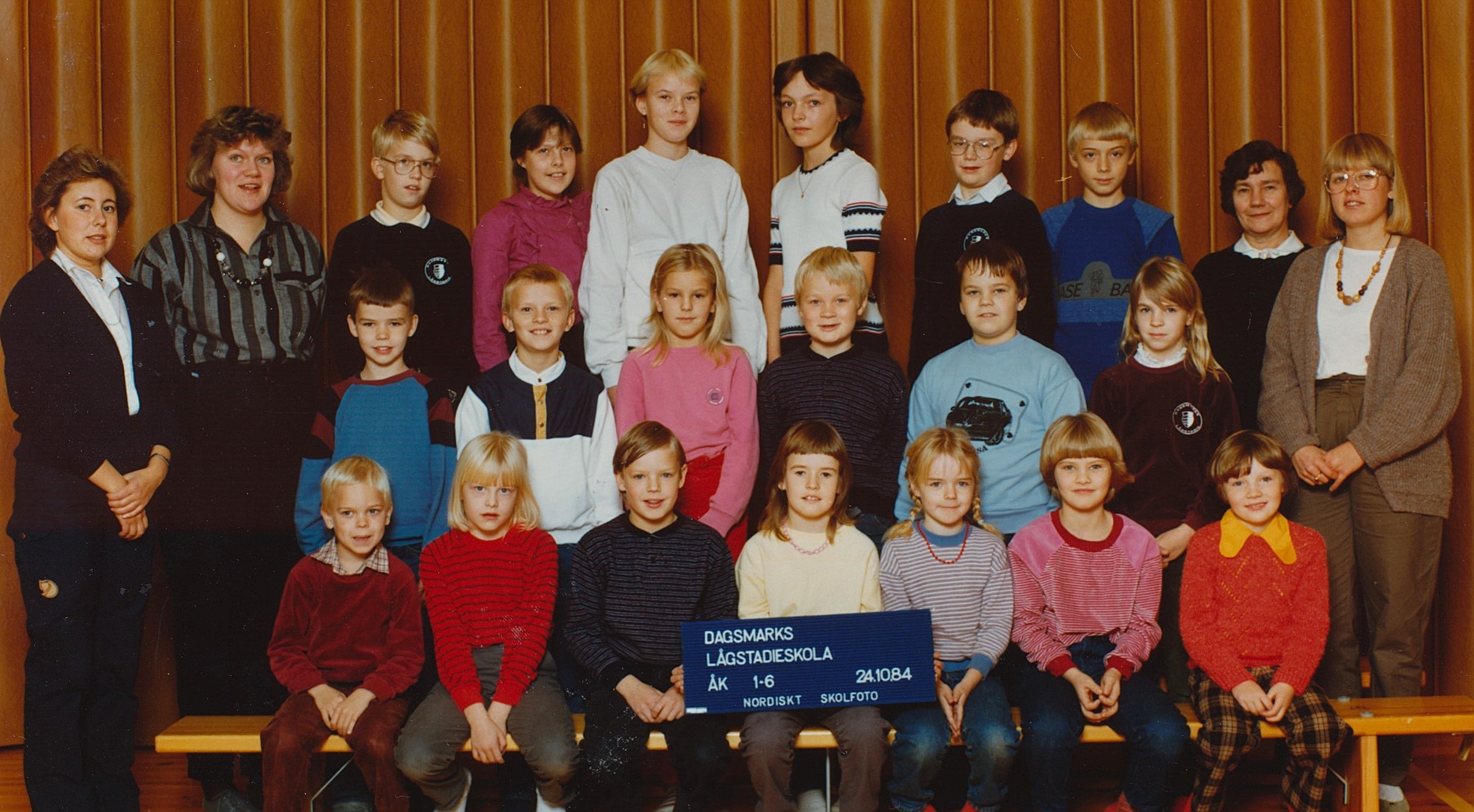 År 1984, Dagsmark lågstadieskola.