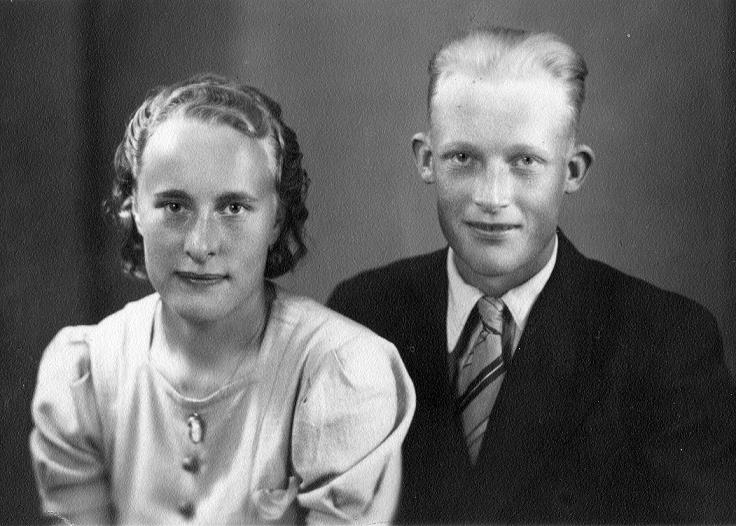 På bilden Ingeborg och Gunnar Lindblad, fotot från 1940.