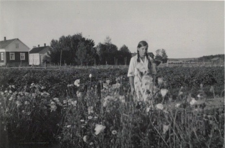 Anna Byholm, som sedan gifte sig med Ingmar Sandgärds.