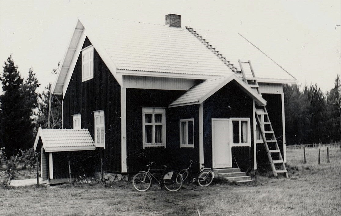 Gården som Gunnar och Ingeborg Lindblad byggde i början på 1940-talet i Palon.