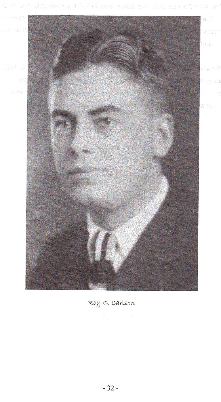 Sid 32, bild på Roy Carlson