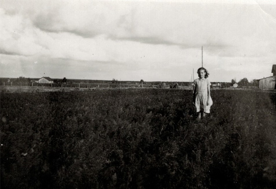 Här Elin Nygren i sitt klubbland. År 1946 gifte hon sig med Alvar Björklund från Dagsmark.