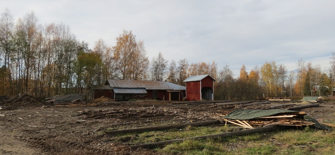 Hösten 2013 var det tomt på sågbacken.