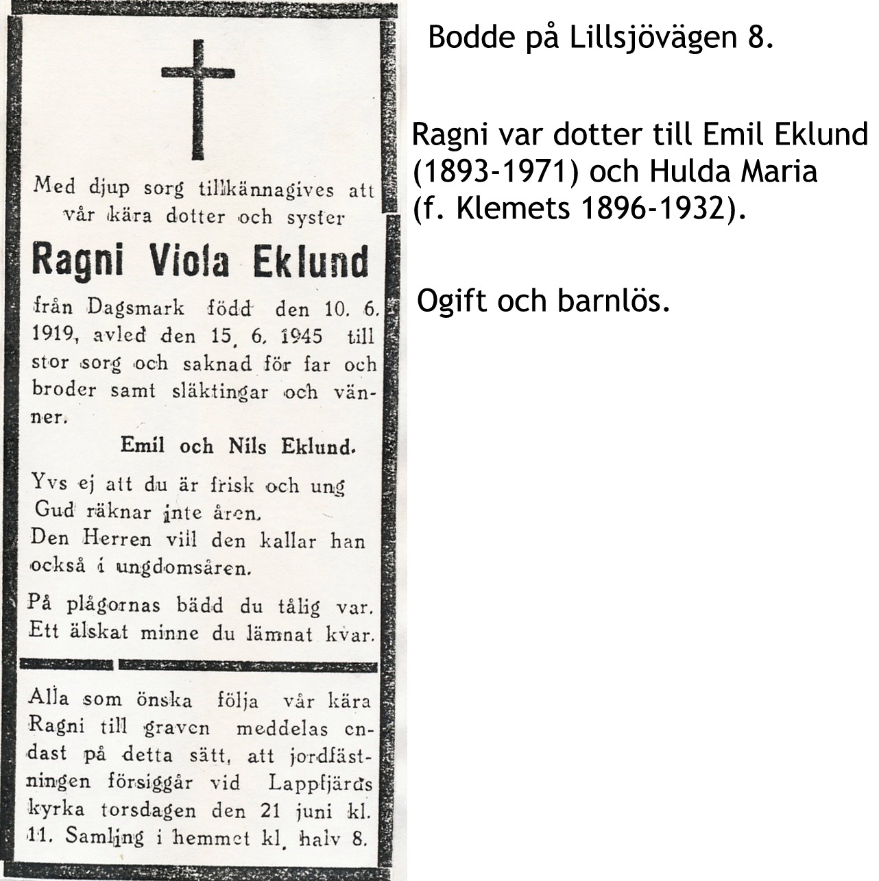 Eklund Ragni Viola
