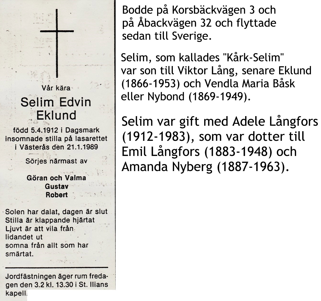 Eklund Selim