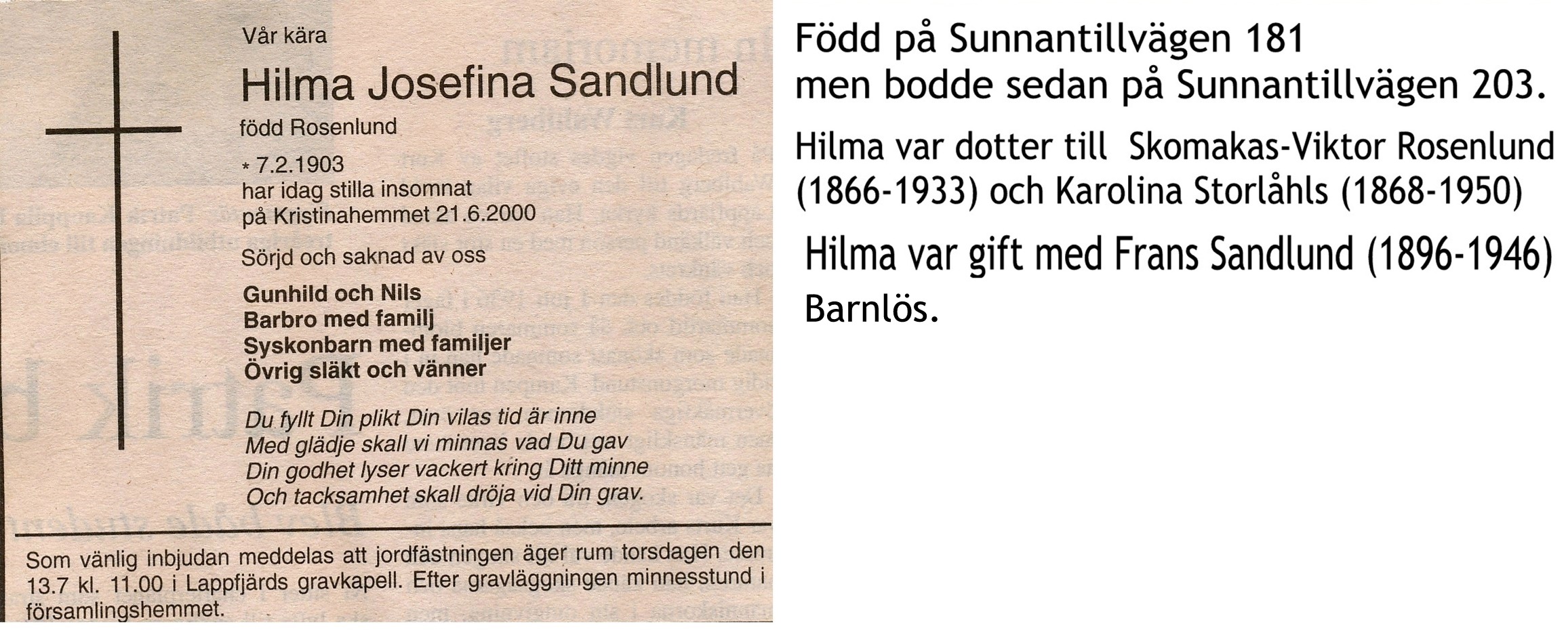 Sandlund Hilma