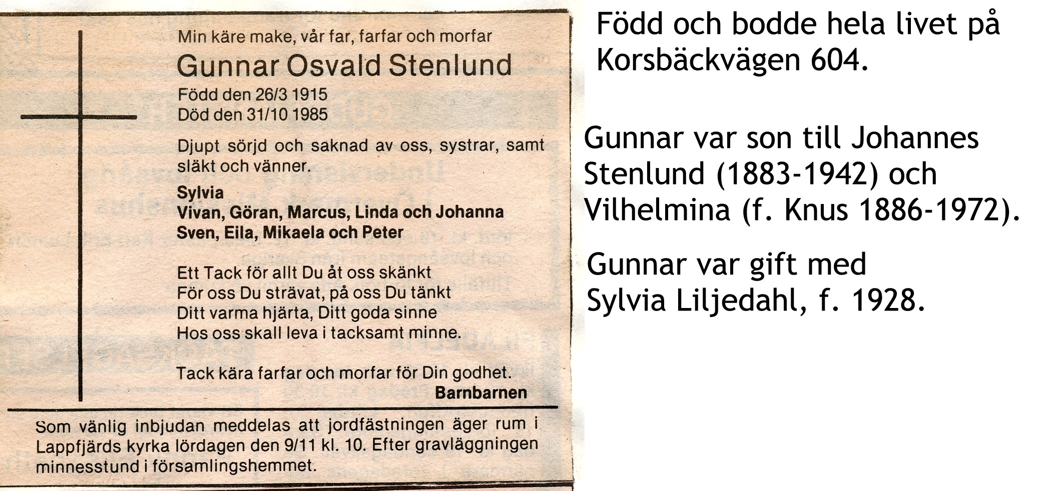 Stenlund Gunnar