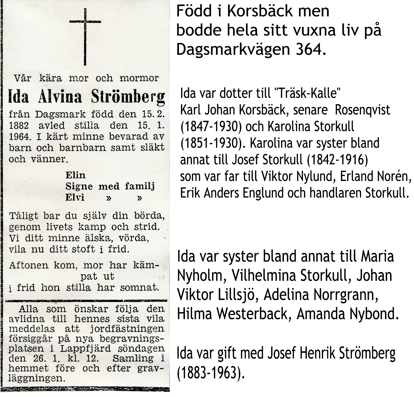 Strömberg Ida Alvina