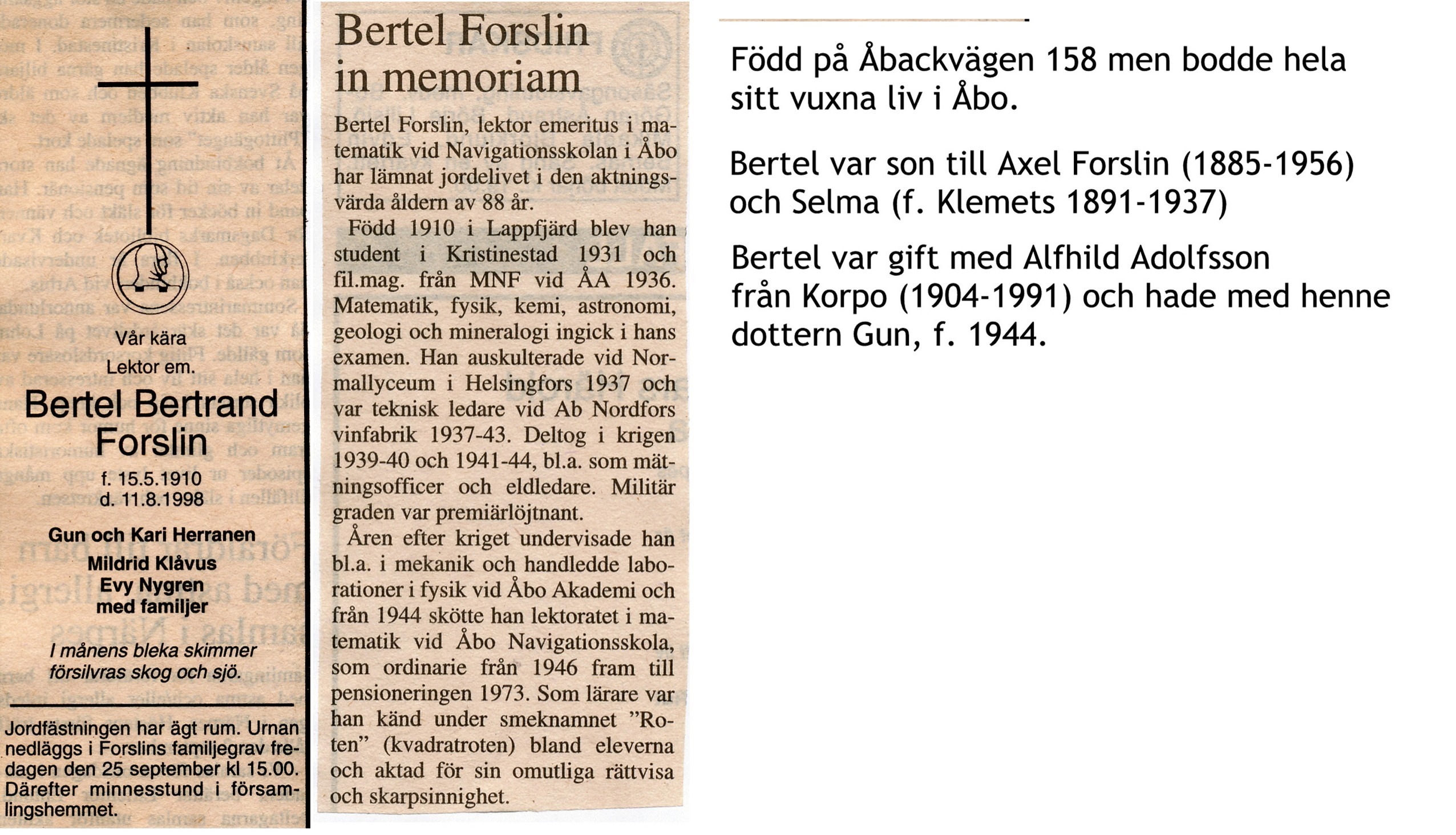 Forslin Bertel