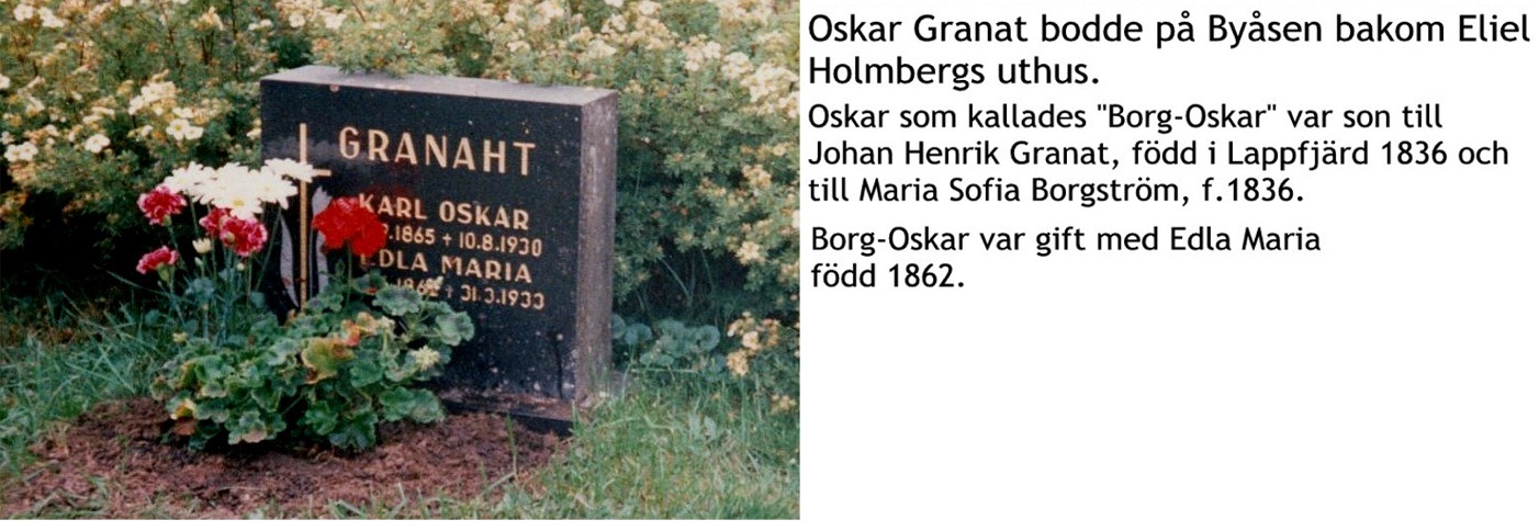 Granat Oskar Borg-oskar
