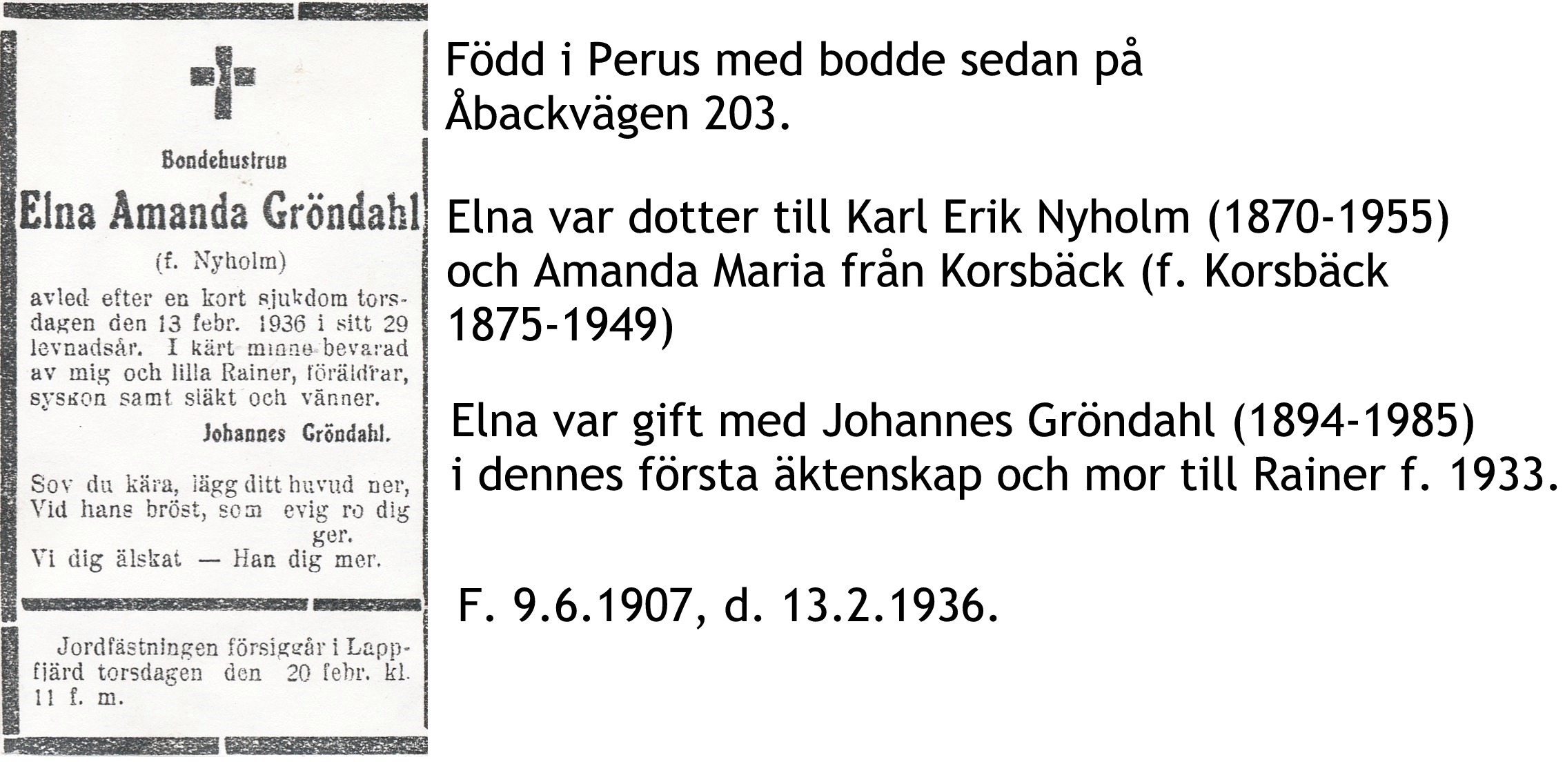 Gröndahl Elna Amanda