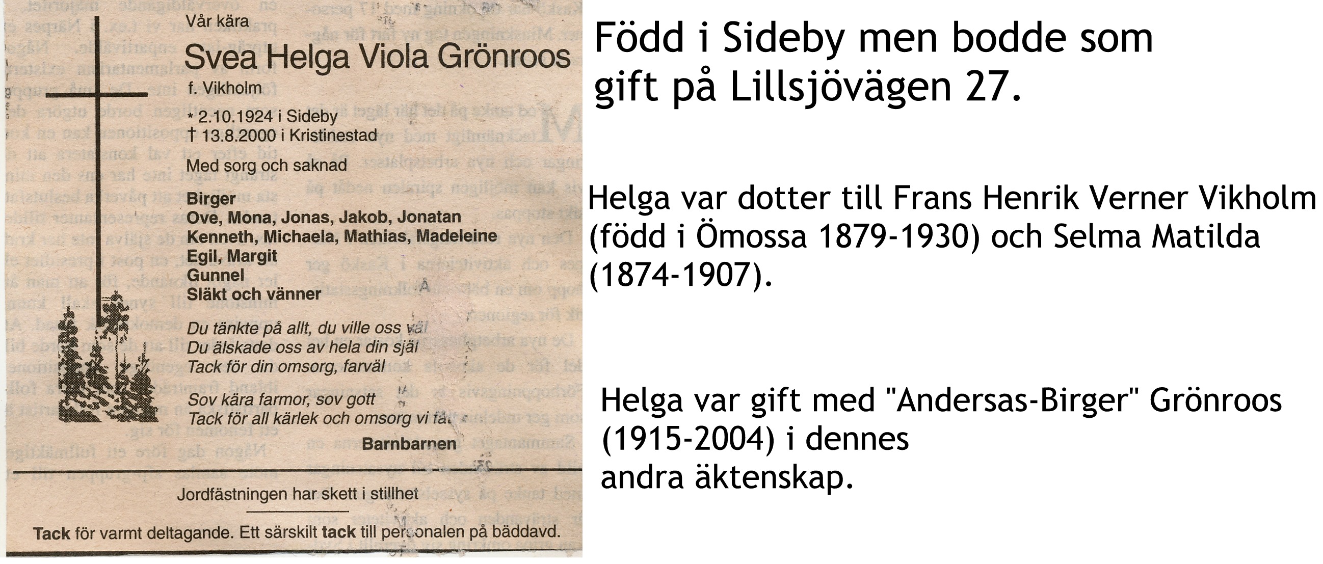 Grönroos Helga