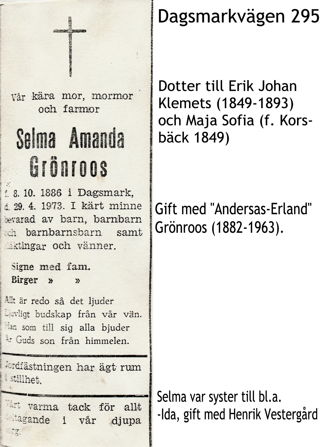 Grönroos Selma