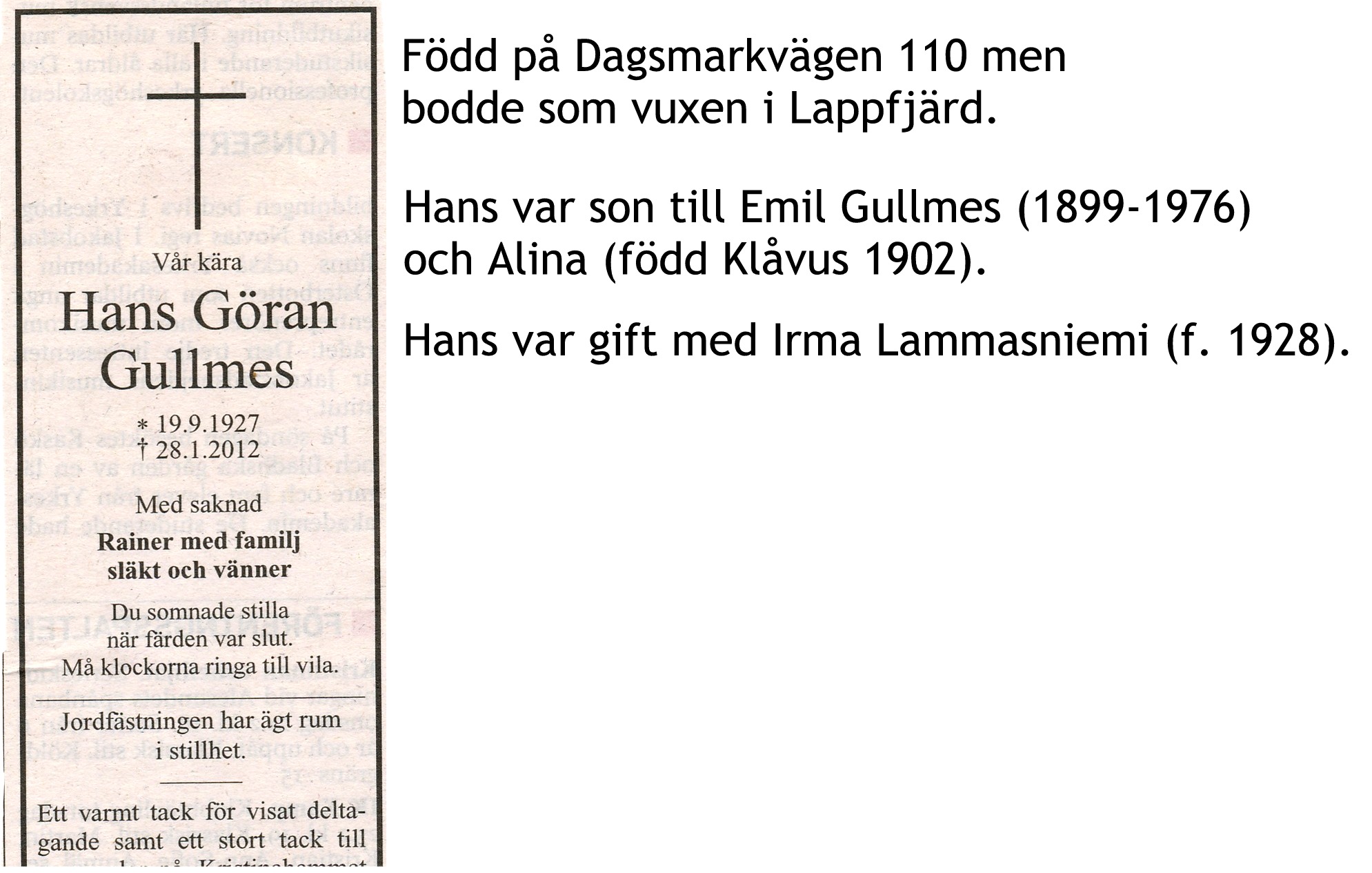 Gullmes Hans