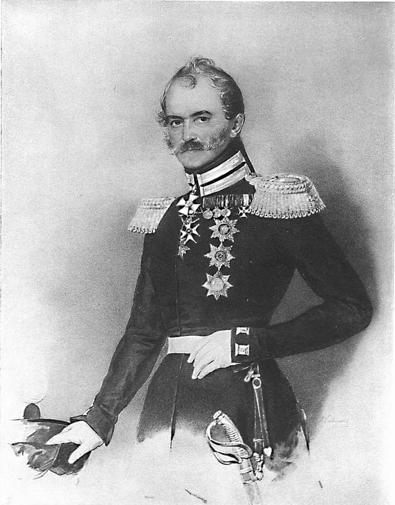 Greven och generalen Orloff-Denisoff vistades i Lappfjärd under det finska kriget 1808-09 tillsammans med sina kosacker.