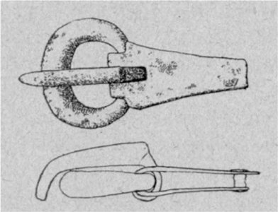 Figur 11. Ett spänne eller sölja av brons.