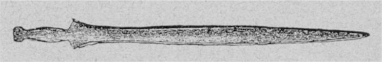 Figur 3. Svärd från bronsåldern.