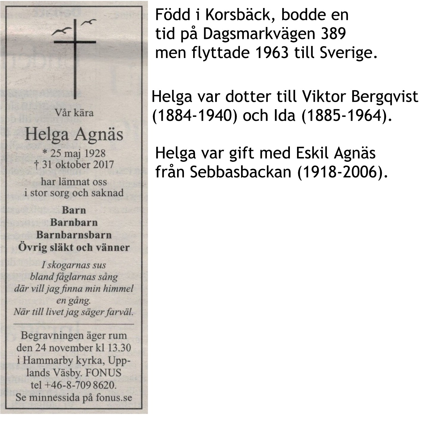 Agnäs Helga