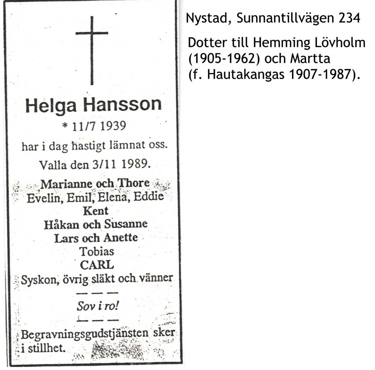 Hansson Helga