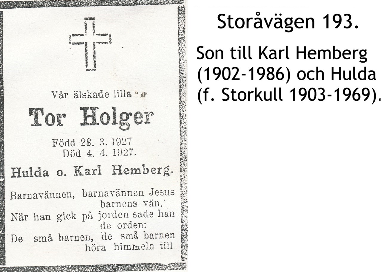 Hemberg Tor Holger